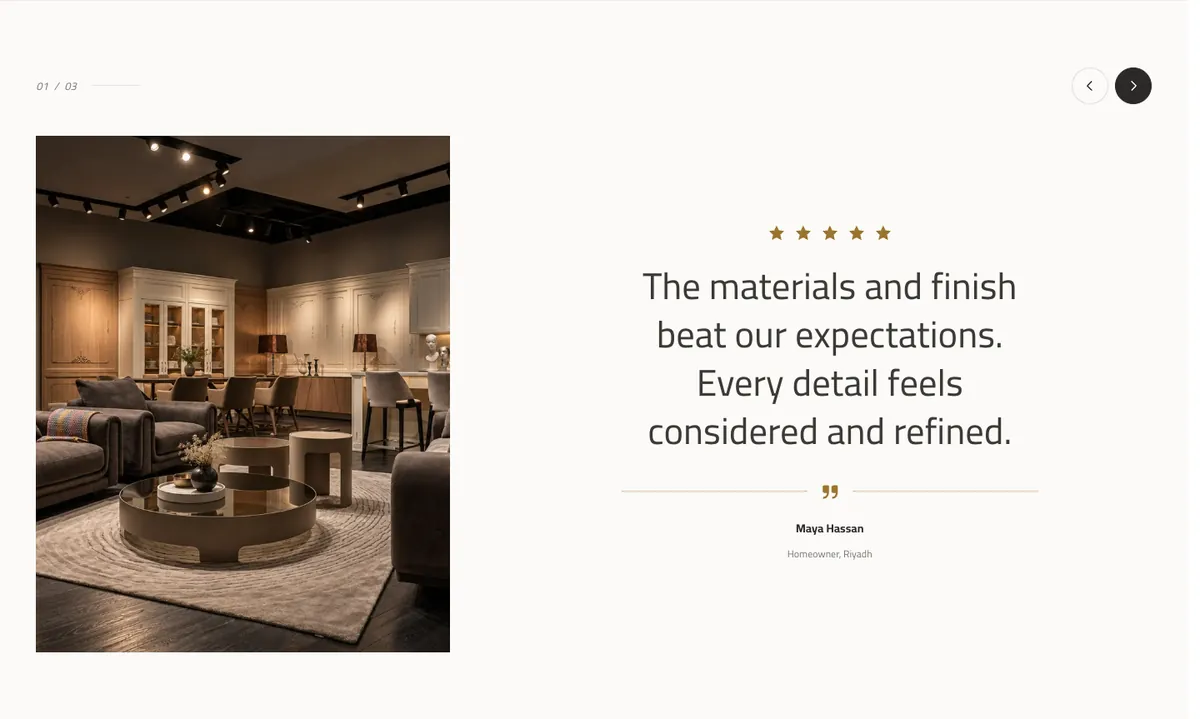 Testimonials · desktop